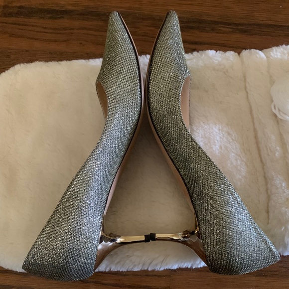 Jimmy Choo Romy 60 Gold Glitter Pumps